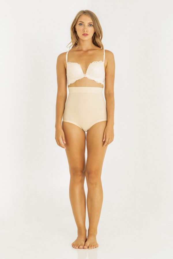 Seamless Tummy Control Brief in Nude