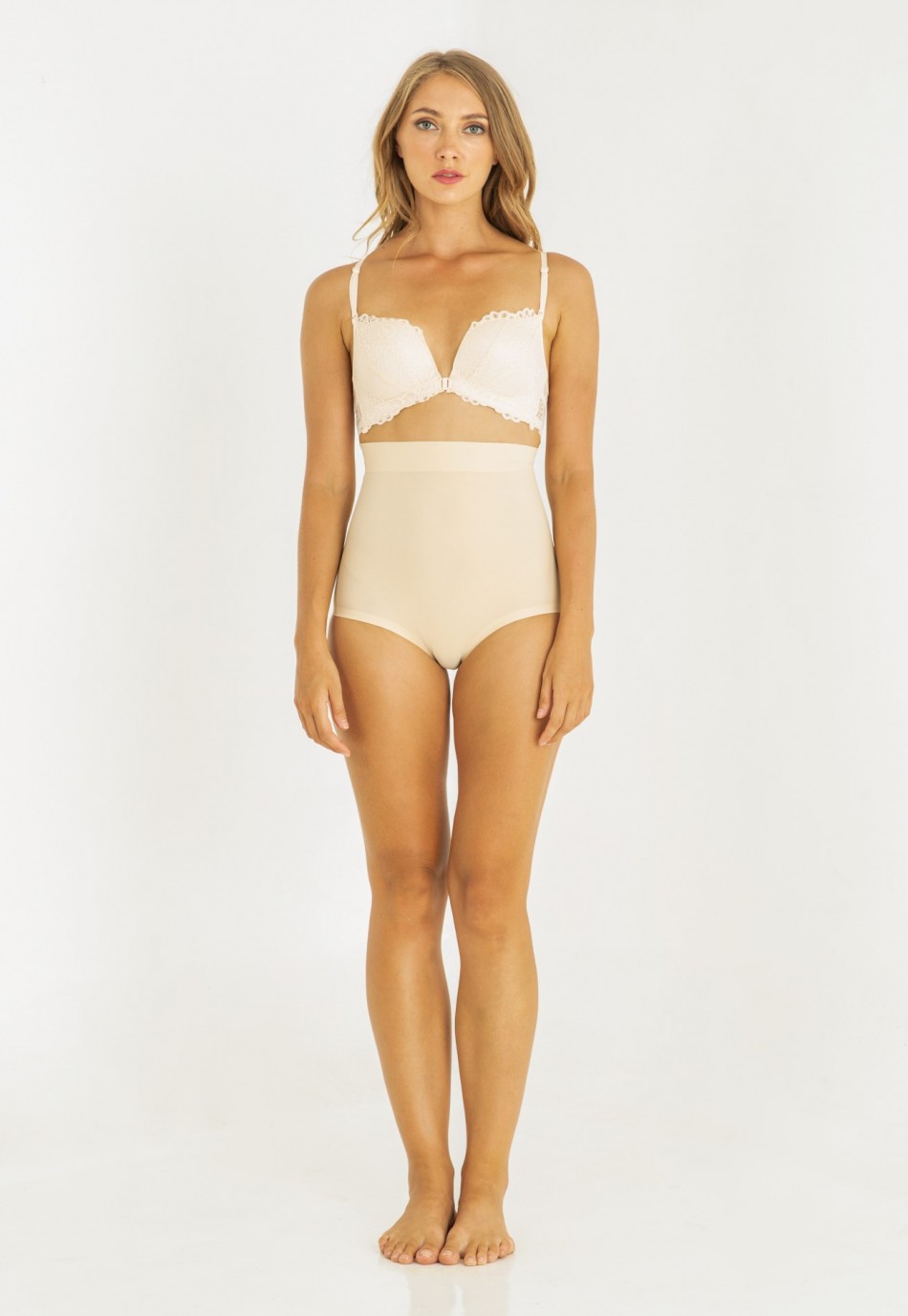 Seamless Tummy Control Brief in Nude
