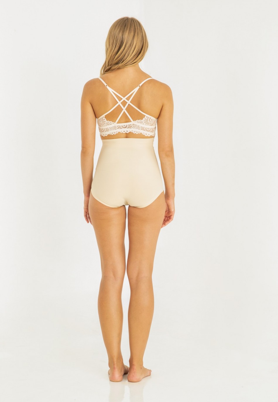 Seamless Tummy Control Brief in Nude