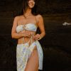 Kaia wrap in Honey wildflower