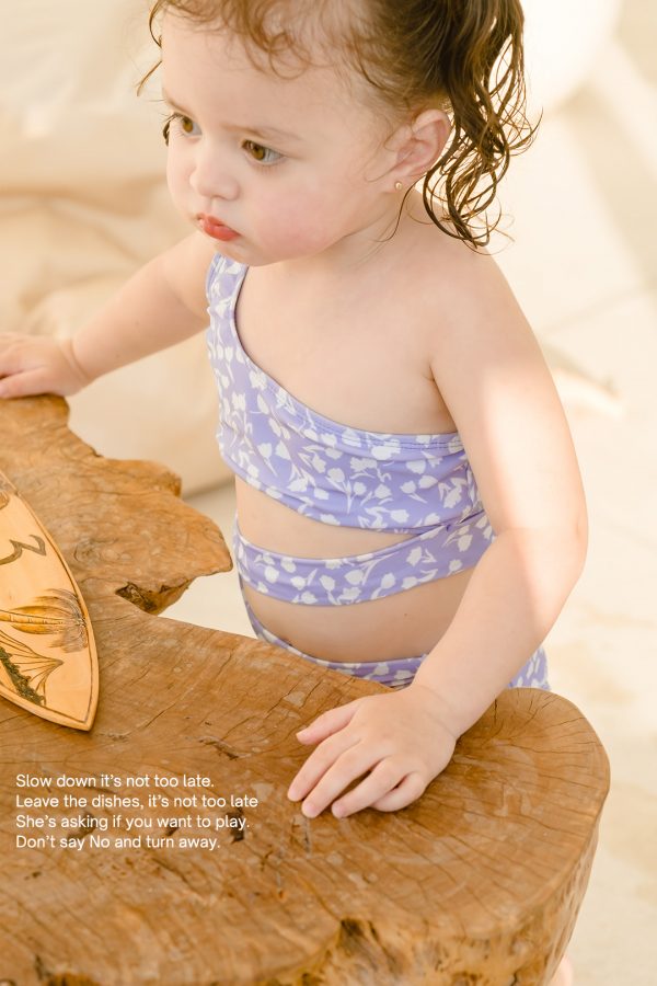 Mini Willa bikini set in Tulip dreams