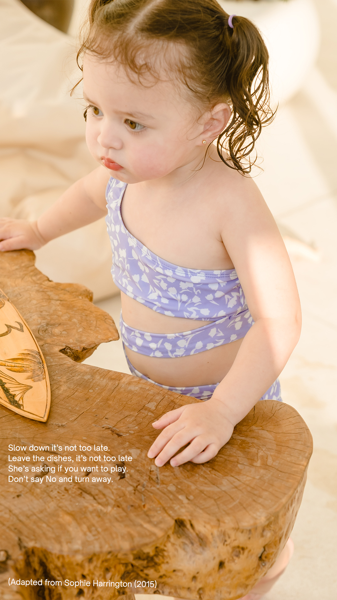 Mini Willa bikini set in Tulip dreams