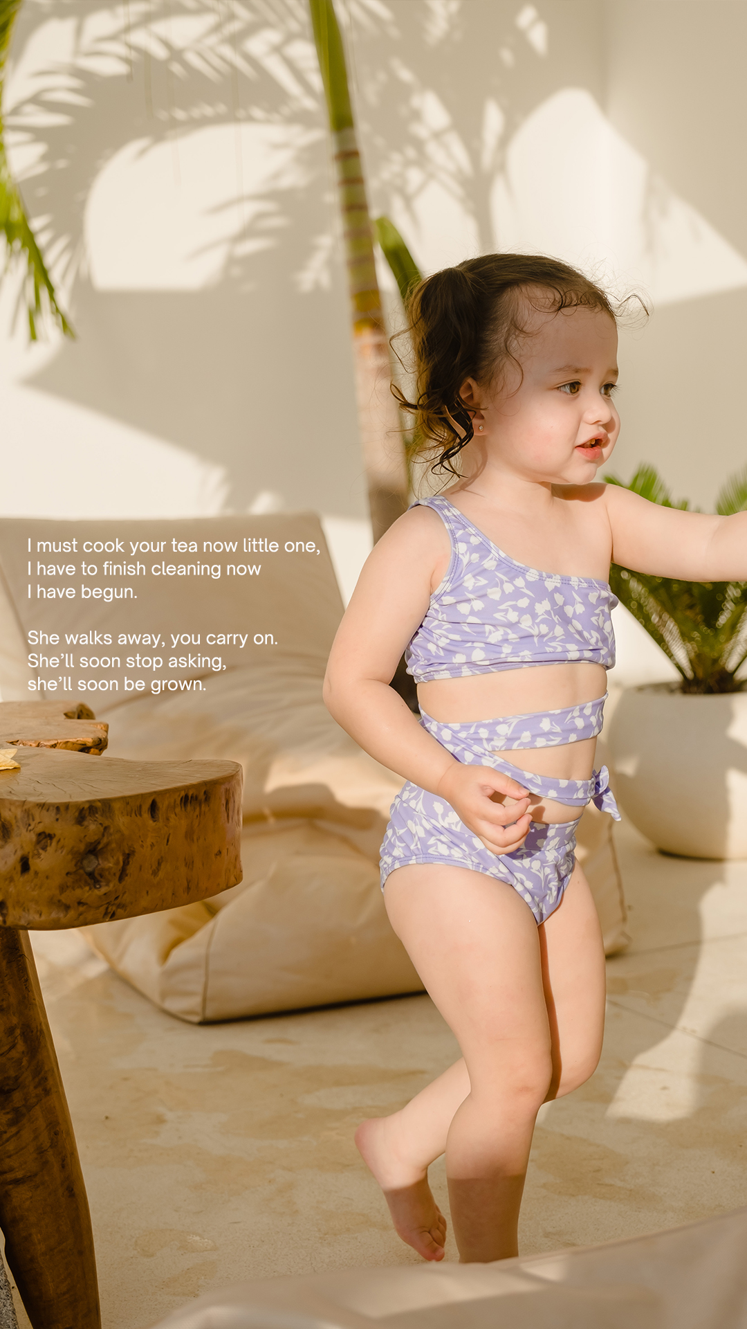 Mini Willa bikini set in Tulip dreams - Image 2