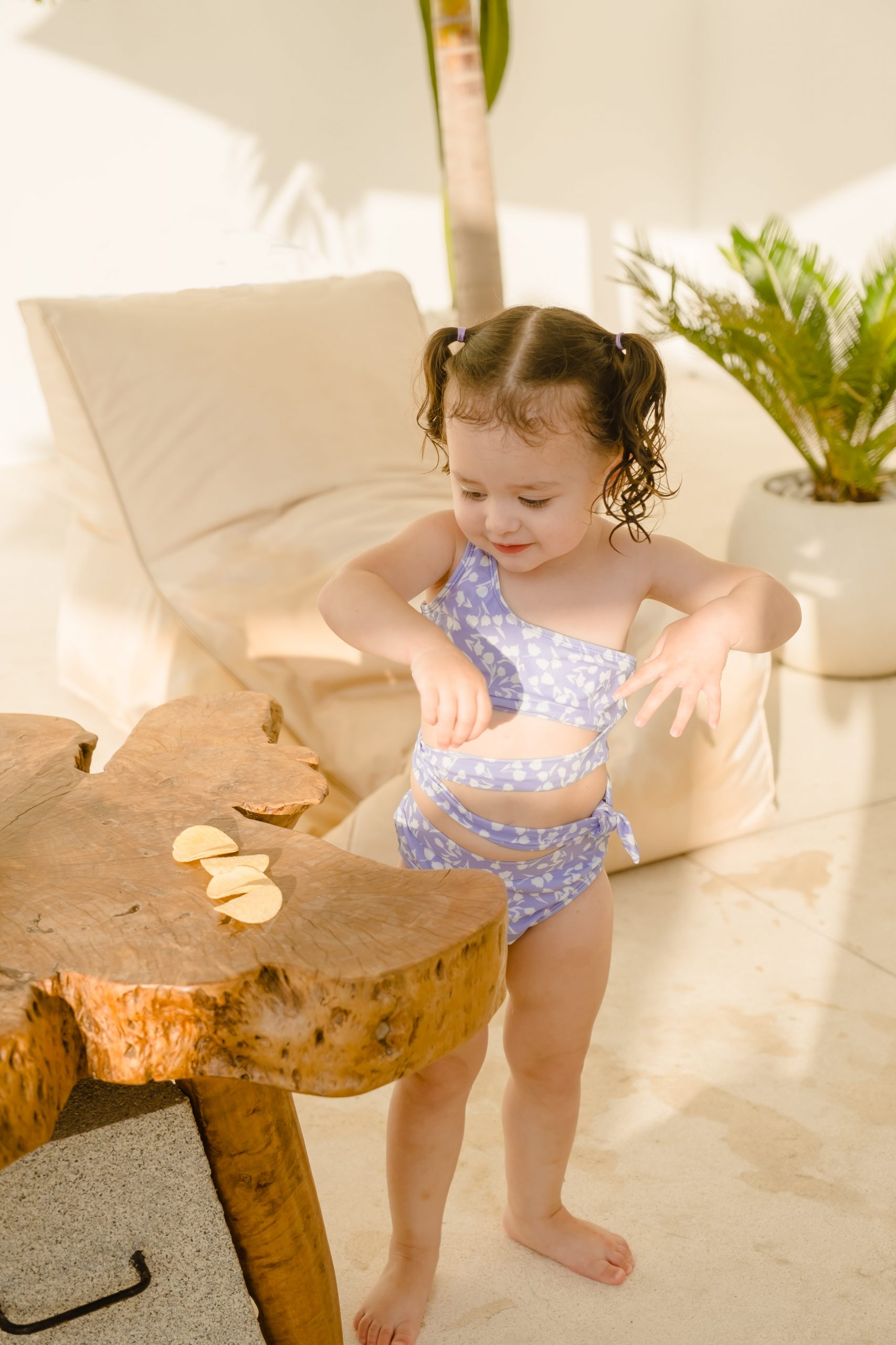 Mini Willa bikini set in Tulip dreams - Image 7