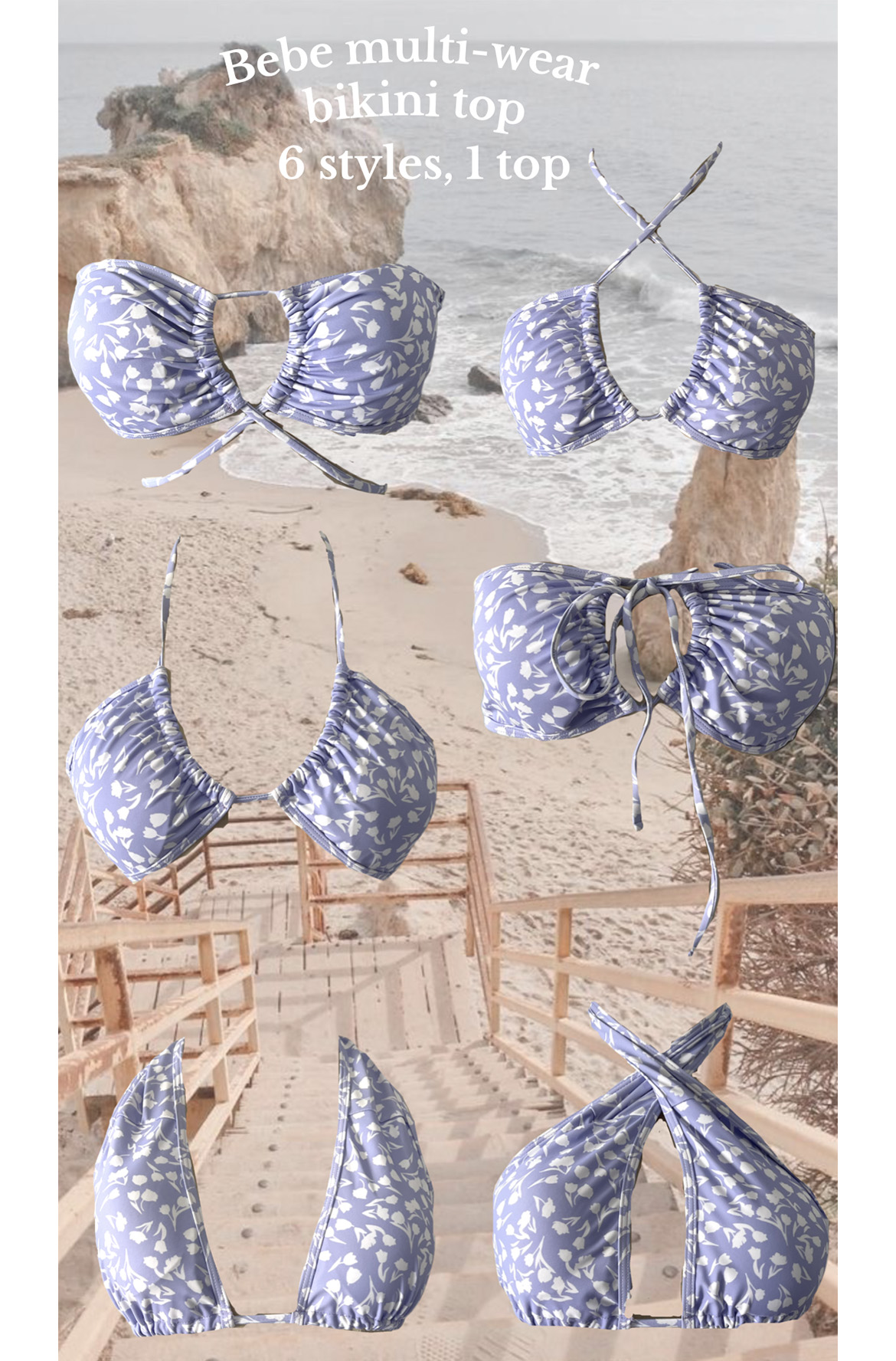 Bebe x Tia bikini set in Tulip dreams - Image 9