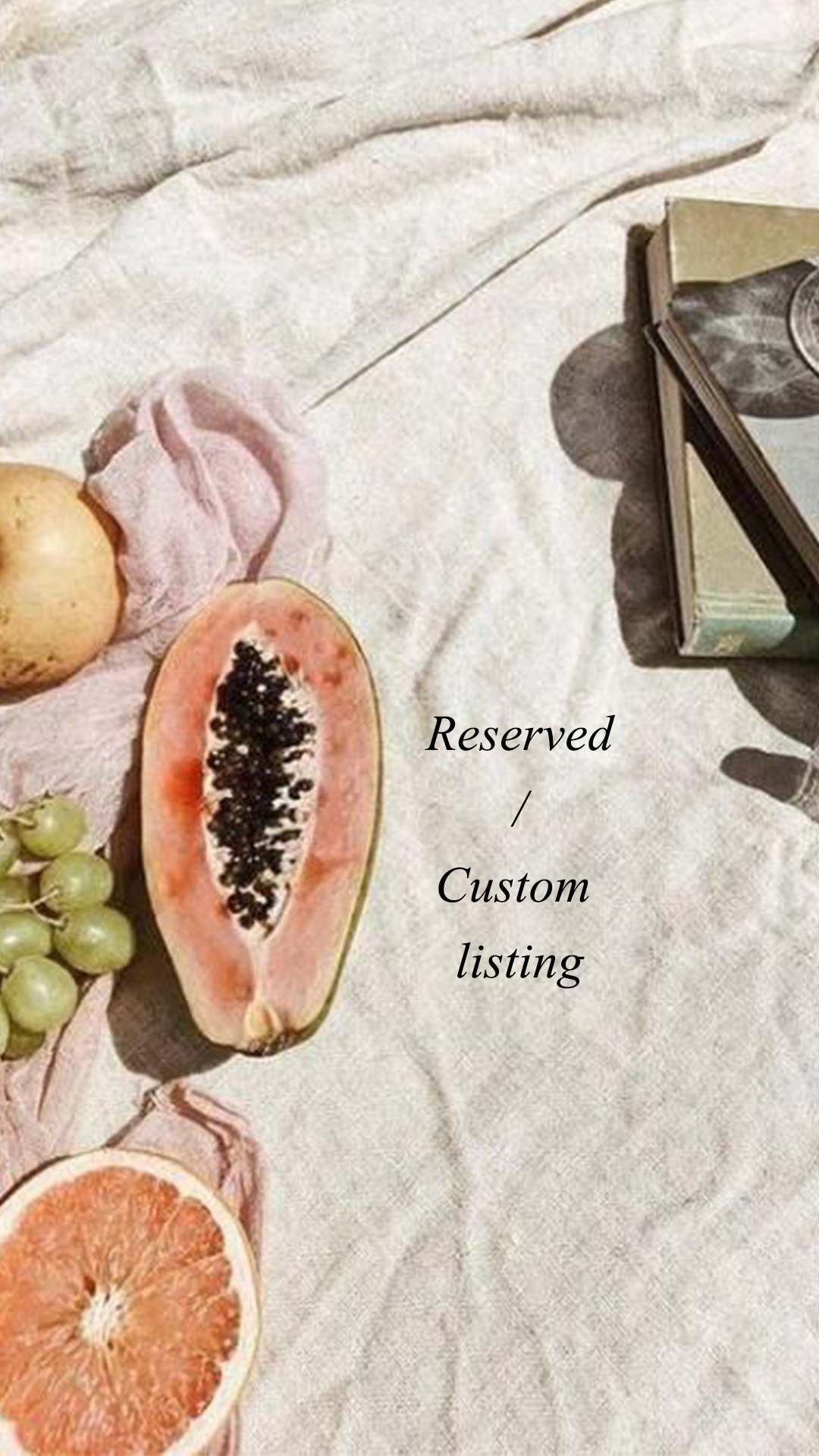Reserved for Evelyn