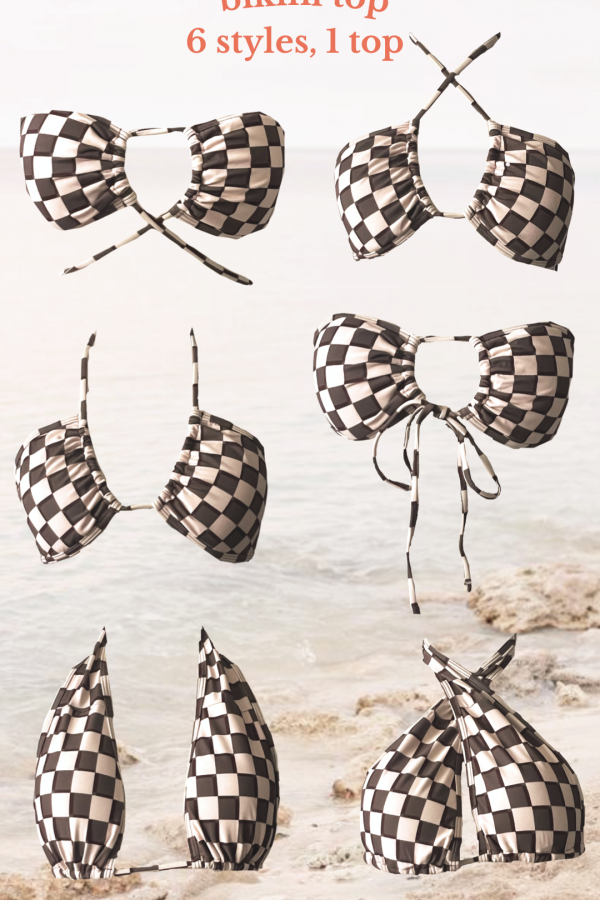 Bebe multi-wear bikini top