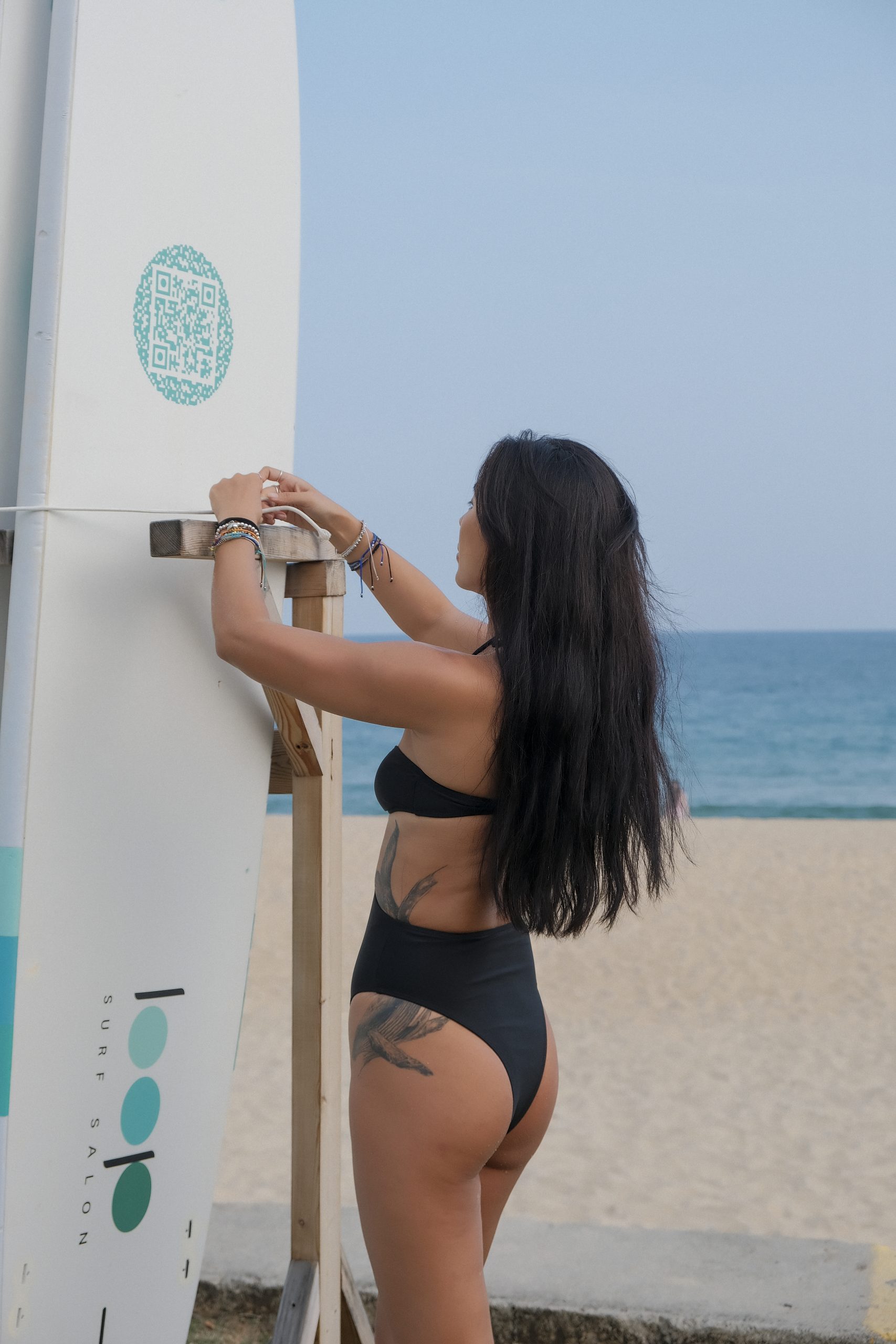 Mina cut out monokini in Espresso - Image 8