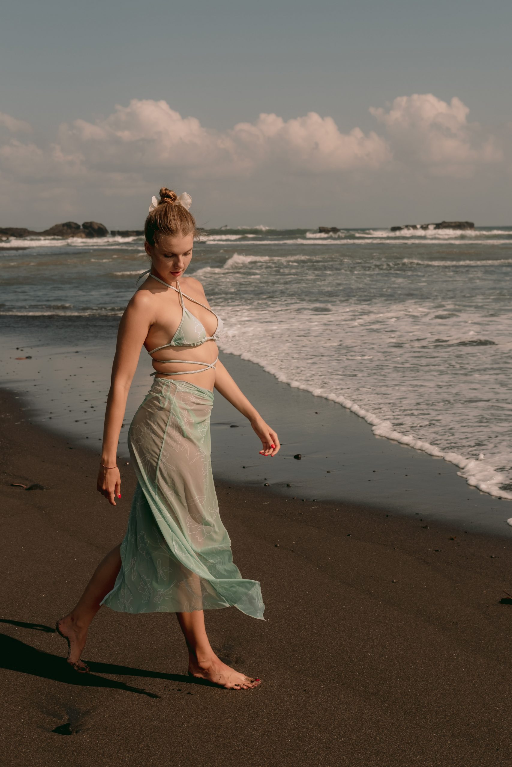Rio mesh skirt in Spring Vanda - Image 8