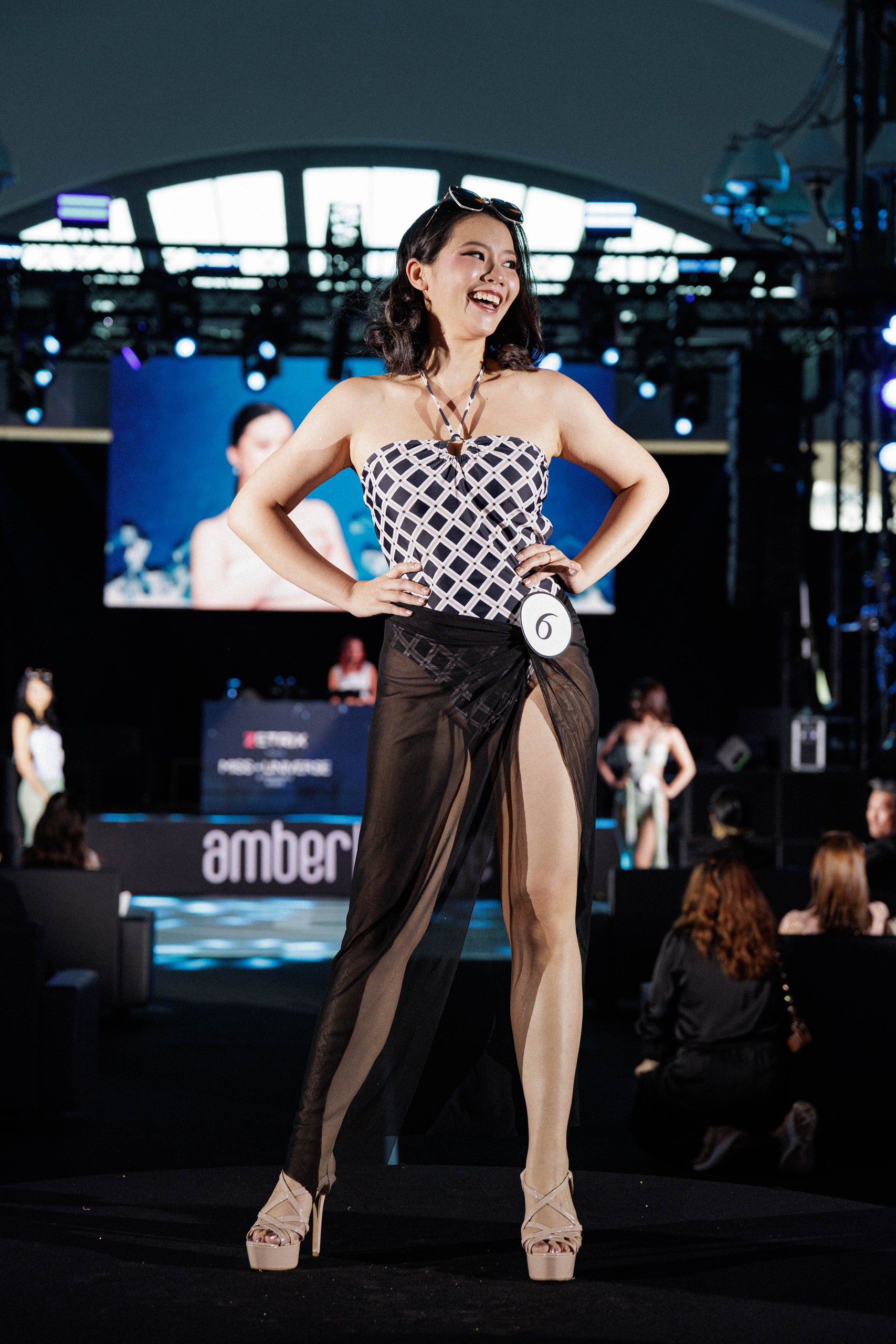 Rene monokini in Vintage Nightfall - Image 2