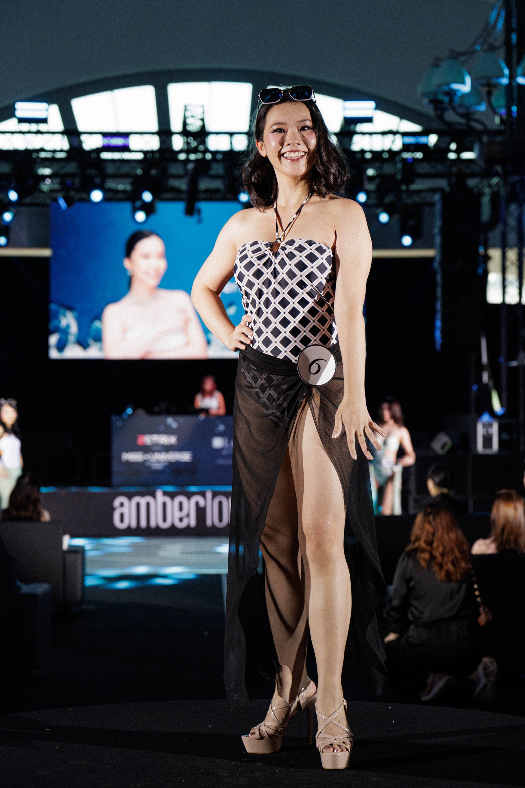 Rene monokini in Vintage Nightfall - Image 3