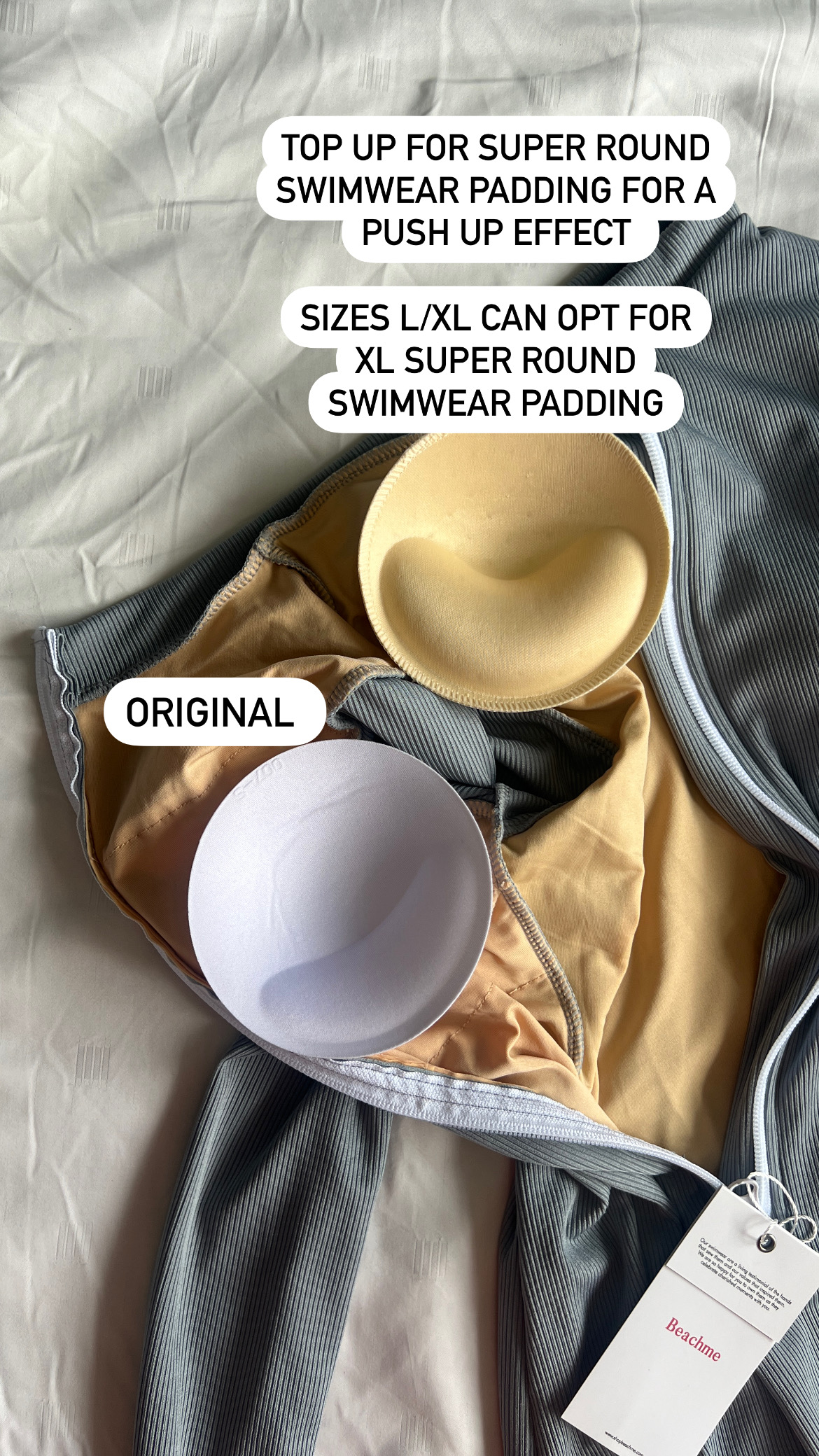 Robyn rashguard in Earl grey crinkle - Image 4