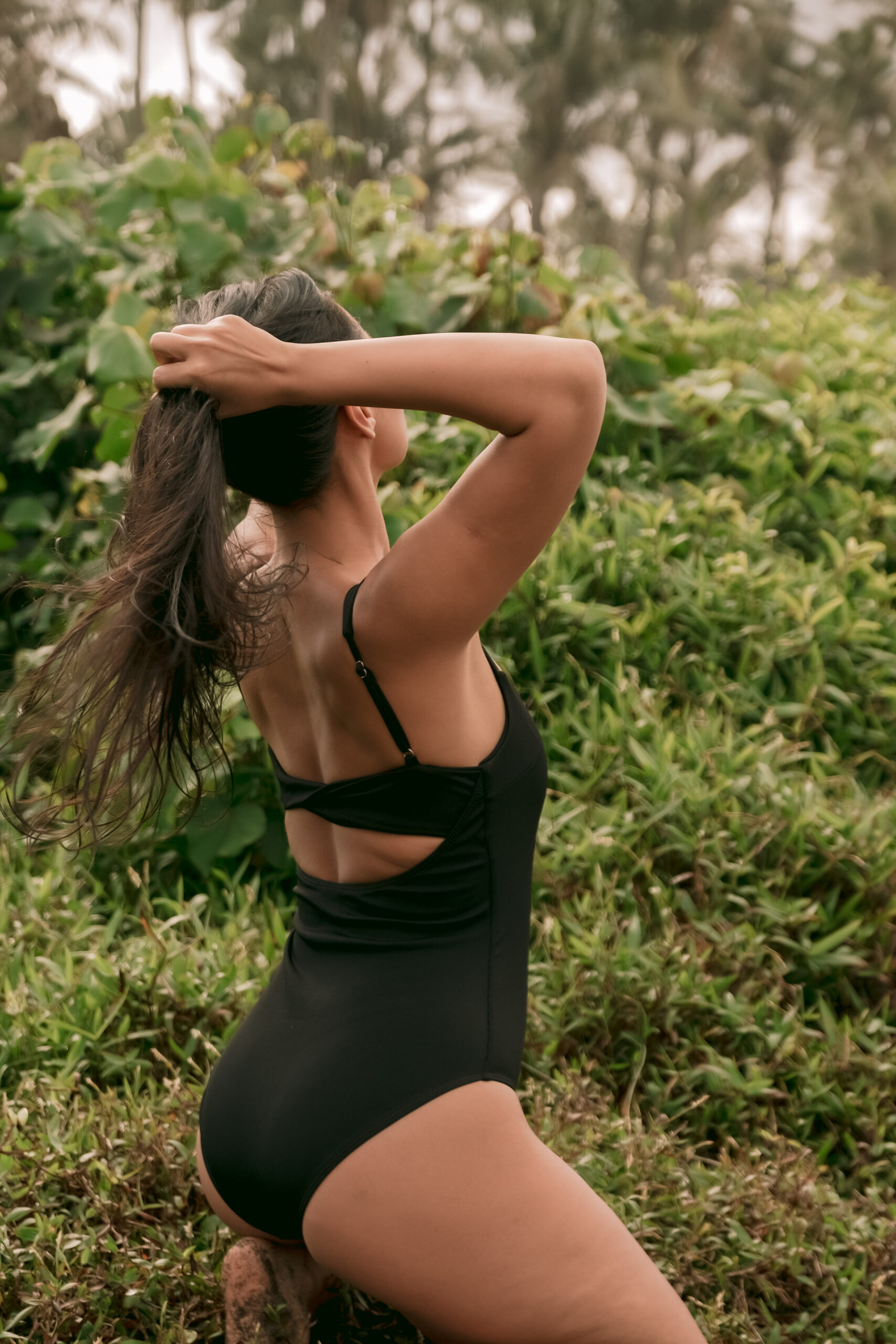 Maryann monokini in midnight crinkle